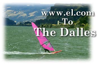 Windsurfing in The Dalles, Oregon